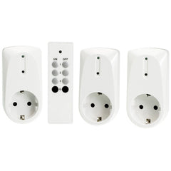 Proove / Telldus bundle, 3 wall plugs + 8-button remote